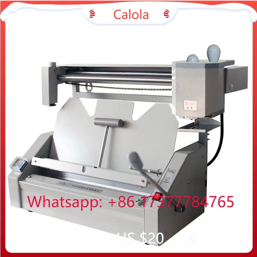 

DC-460 A3 Desktop Manual Glue Binder Convenient Document Binding Machine