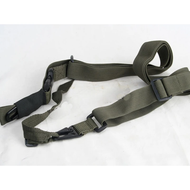 Tactical Gun Sling OD Shoulder Strap Belts Three Point Shooting Hunting Hiking Outdoor Combat BD2418