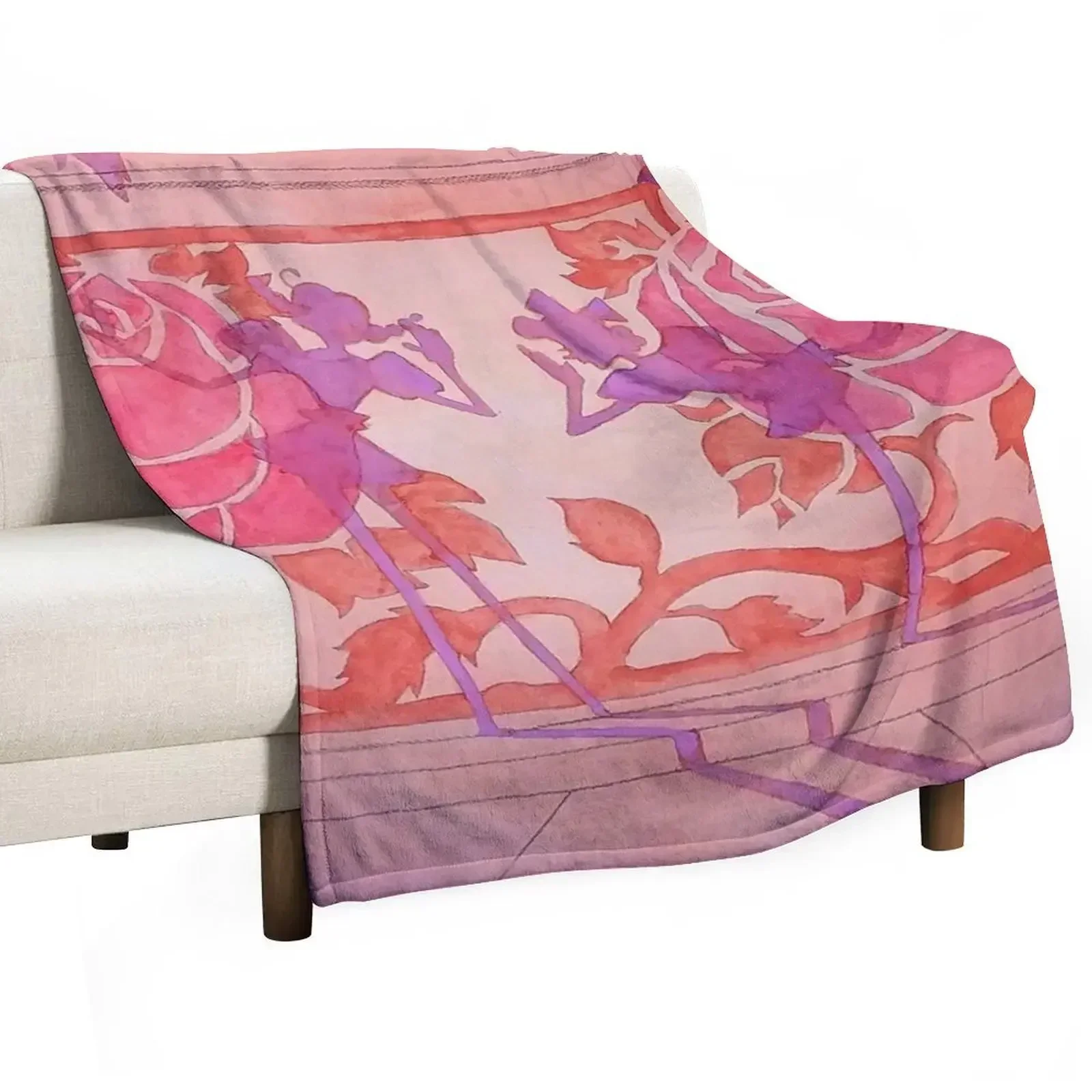 Utena Shadow Girls Throw Blanket Sofas Decoratives Blankets