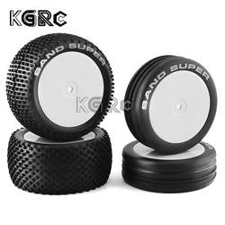 82&87mm 1/10 2WD RC Off-Road Buggy Car Rubber Tire Wheel for XRAY XB2 Serpent SRX2 SRX4 Traxxas Bandit Tekno EB410 Tamiya DT02