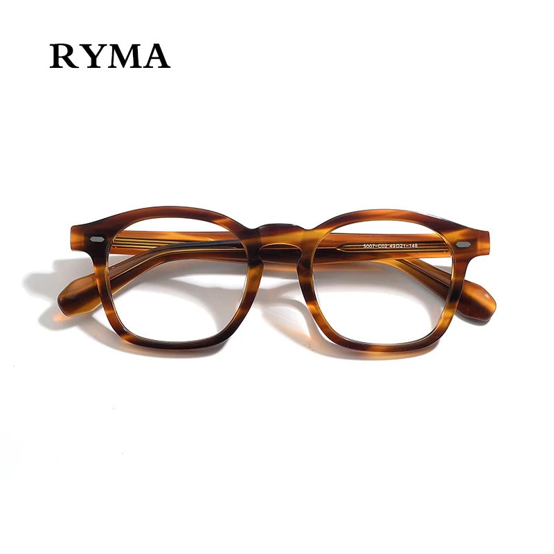 

Japanese Vintage Square Acetate Classical Glasses Frame Men Women Fashion Tortoiseshell Eyeglasses Car Dring Eyewear Gafas