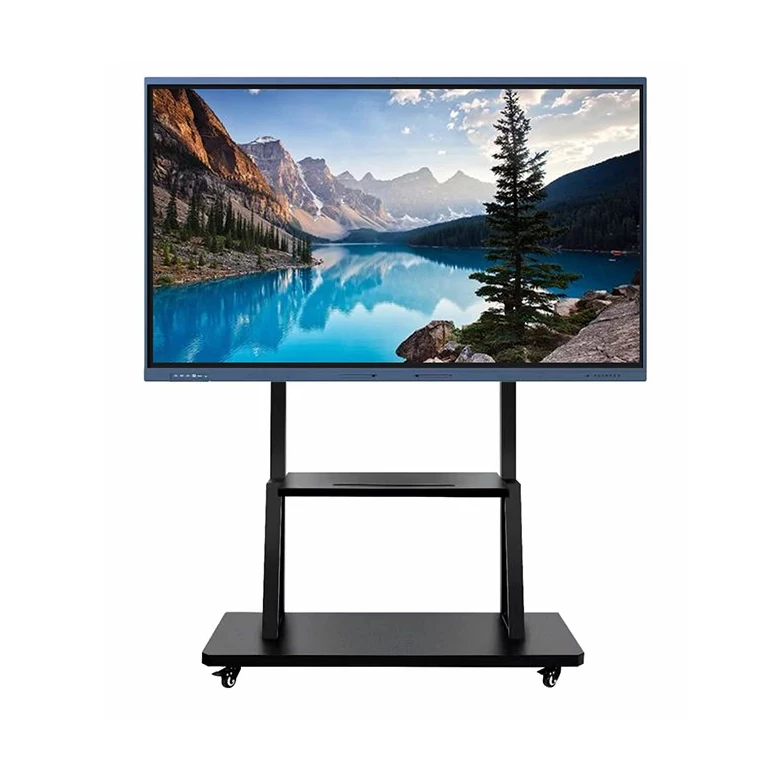 

75-дюймовый универсальный ПК, интерактивная плоская панель, ИК-дисплей с сенсорным экраном для интерактивных плат