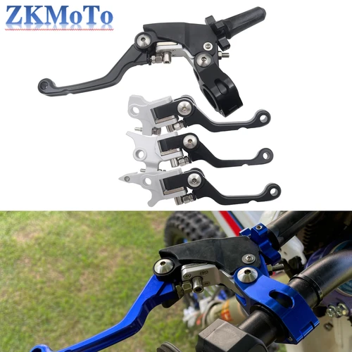 Manija de freno de embrague plegable CNC para motocicleta Honda CR125R CR250R CRF250X CRF450X CRF250R CRF450R CRF125F CRF150F 230F 250F