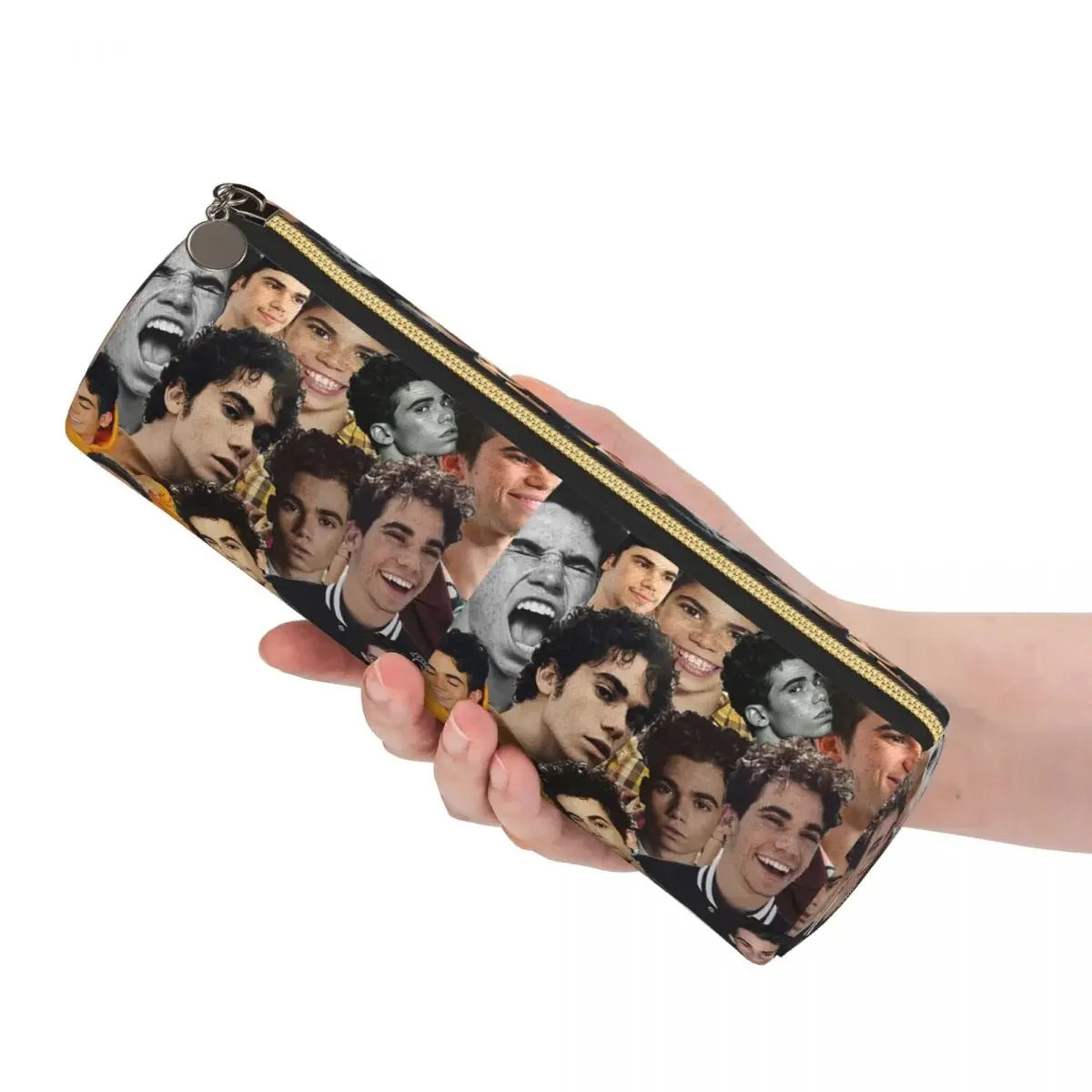 Cameron Boyce Collage Design 2019 Pencil Cases Pencil Pouch Cylinder Pen Box Pencil Bag for Kids Gifts