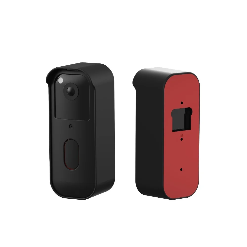 No Drill Black Plastic Housing Case For Blink Video Doorbell Anti Theft Mounting Bracket Weather Resistant Smart Home Part