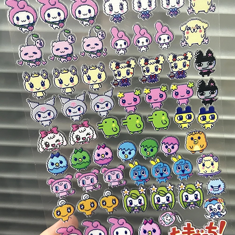 

DIY Anime Cartoon Cute Hello Kitty PVC Adhesive Stickers Nail Art Decor Scrapbook Handbook Waterproof Sticker Toy Child Gifts