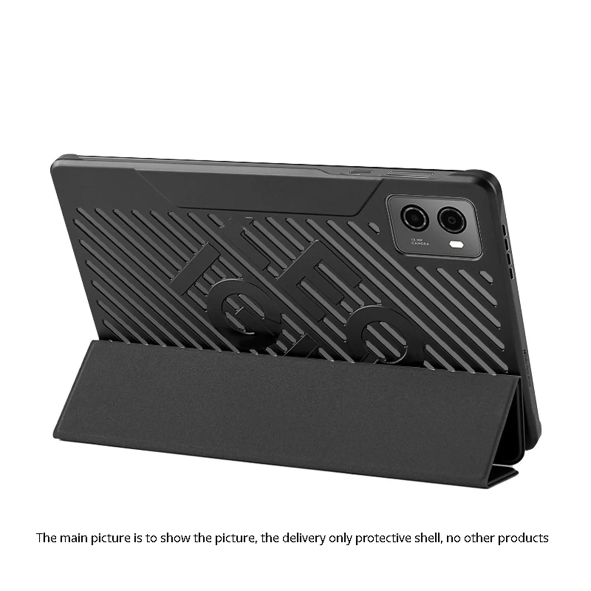 SMIEA لجهاز Lenovo Legion Y700 2Nd Generation 8.8 بوصة كمبيوتر لوحي للألعاب ثلاثي الطي غطاء حامل أسود