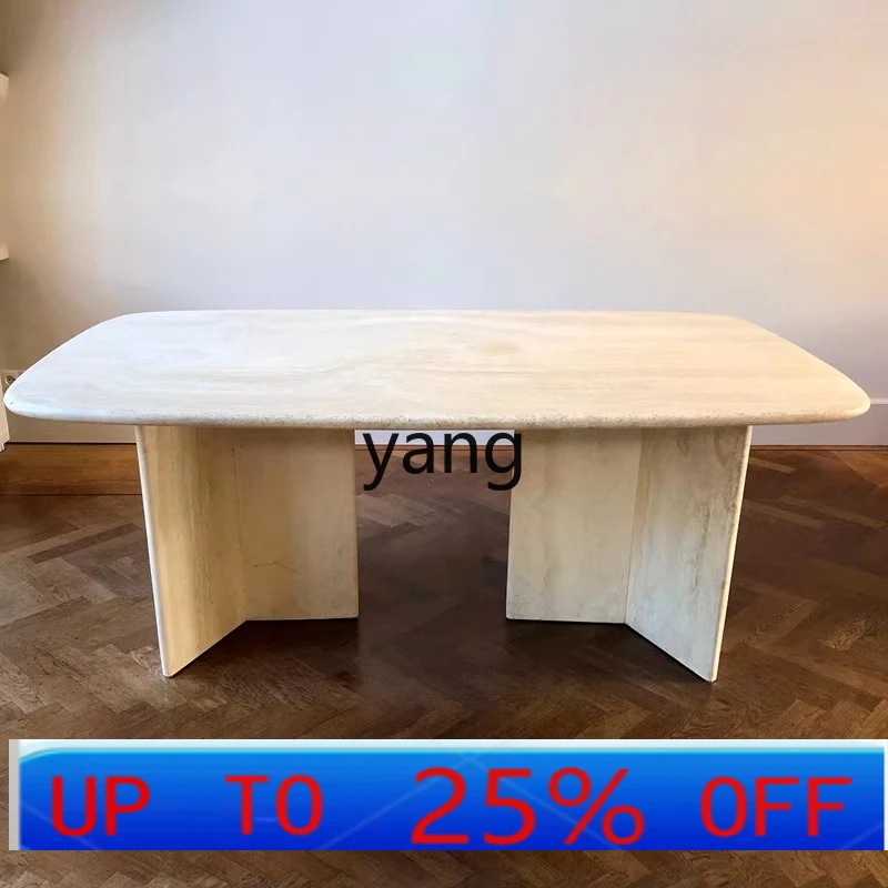 LMM light luxury high-end home small apartment wabi sandy wind creative marble