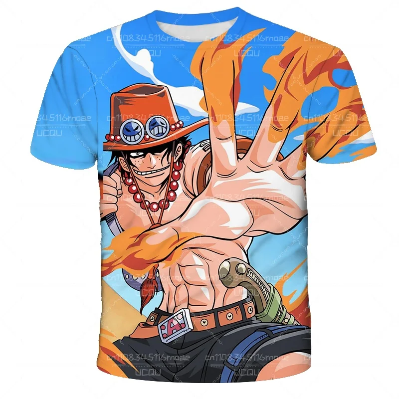 

Новая серия One Piece, футболка с короткими рукавами в стиле аниме для взрослых, Луффи, 3D, летняя футболка с короткими рукавами для мальчиков и девочек, топы для ролевых игр