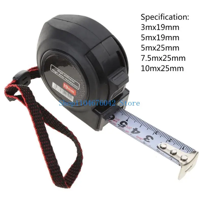 Профессиональная рулетка из флуоресцентной стали 5asd, самоблокирующиеся лезвия из утолщенной углеродистой стали, быстрое точное