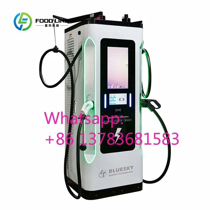 New DC Electric Vehicle Charging Station with Dynamic Load Distribution and Cable Management System Customized