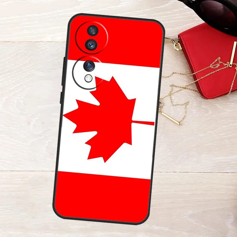 Canada Canadian Flag Phone Case For Honor 90 70 50 Lite Magic 5 6 Pro X6 X7 X8 X9 X6a X7a X8a X9a X8b X9b Cover