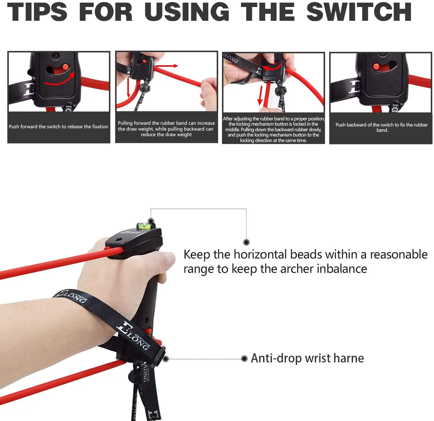 Archery Training Device Arm Extensor Exerciser Strength Resistance Bands for Archery Skill Training Pull Bow Workout Equipment