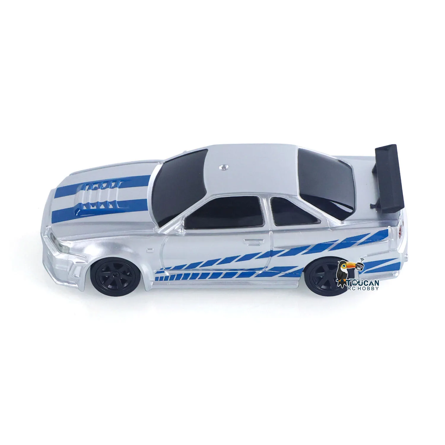 

1/43 2,4G 4WD RTR R34 RC гоночный дрифт-автомобиль с аккумулятором отличный подарок для детей для диорамы, хоббистов, демонстрационные проекты