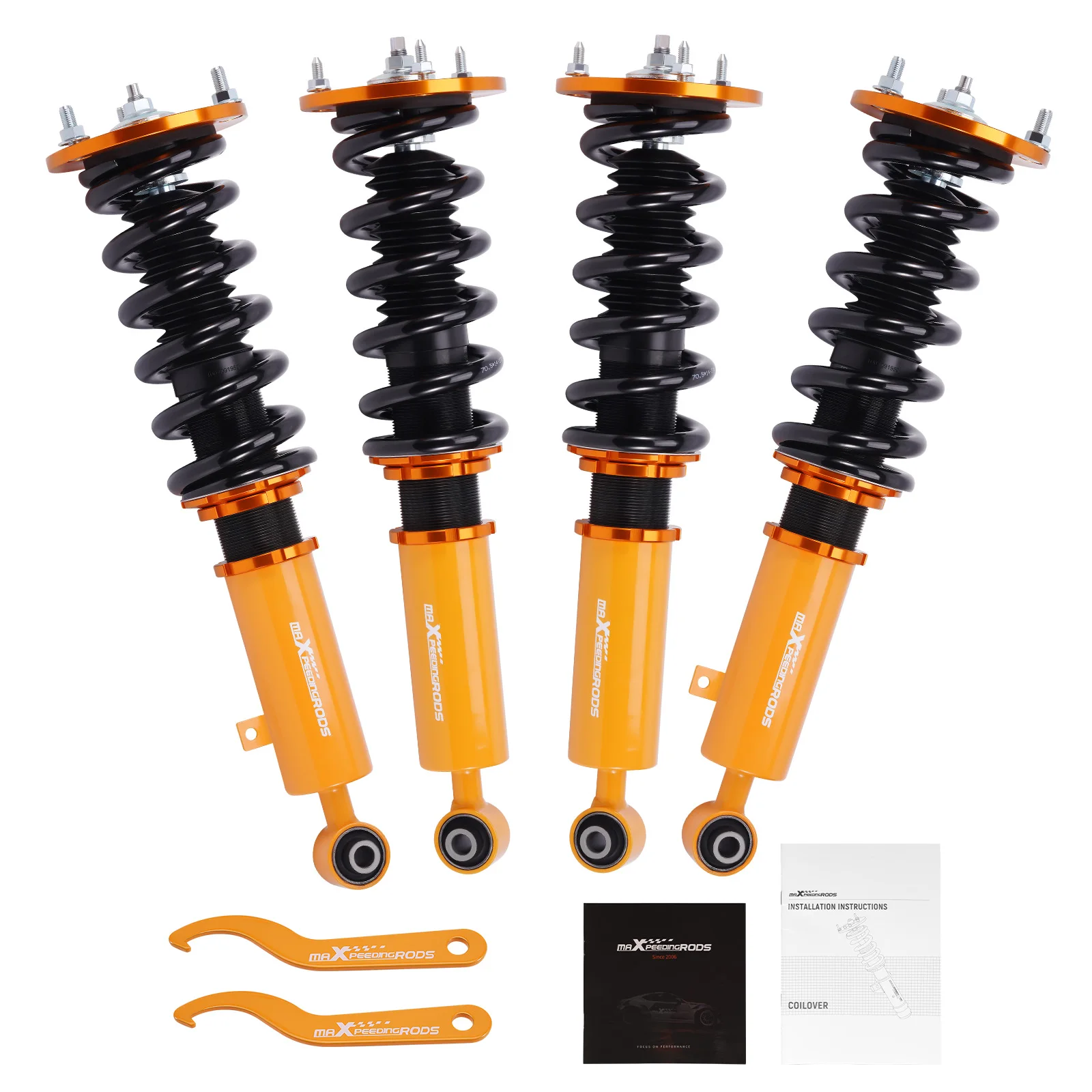 Coilover Shock Absorber Strut for Toyota Supra JZA70 MA70 7MGTE 87-92 Non Damper Adjustable Height Spring Dampering Front Rear