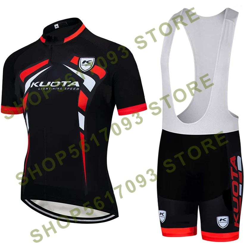 TEAM NEW KUOTA Cycling Clothing Bike jersey Ropa Quick Dry Mens Bicycle summer pro  Jersey 20D pad bike Maillot Culotte