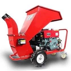 Garden Tree Branch Crusher Machine Chipper Shredder Electric Diesel Gasoline Wood Power Origin Cutting Type Speed Product