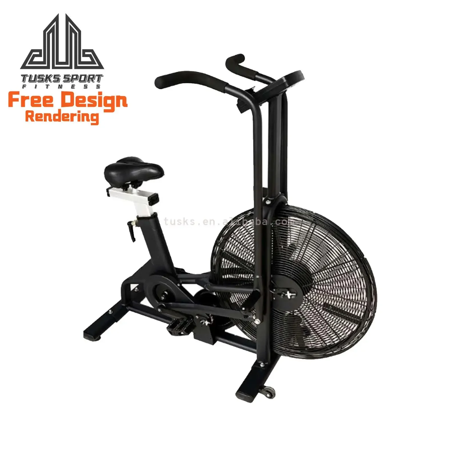 New Arriving Commercial Air Bike Fitness Equipment Air Bike Fitness Exercise Bike for Sale