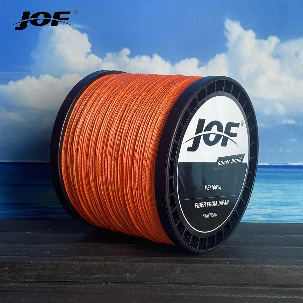 JOF 8 Strands 9 Colors Odorless Durable Travel Sea/Stream Fishing Line 20 To 100LB Professional Carp Bass Spinning PE Wires