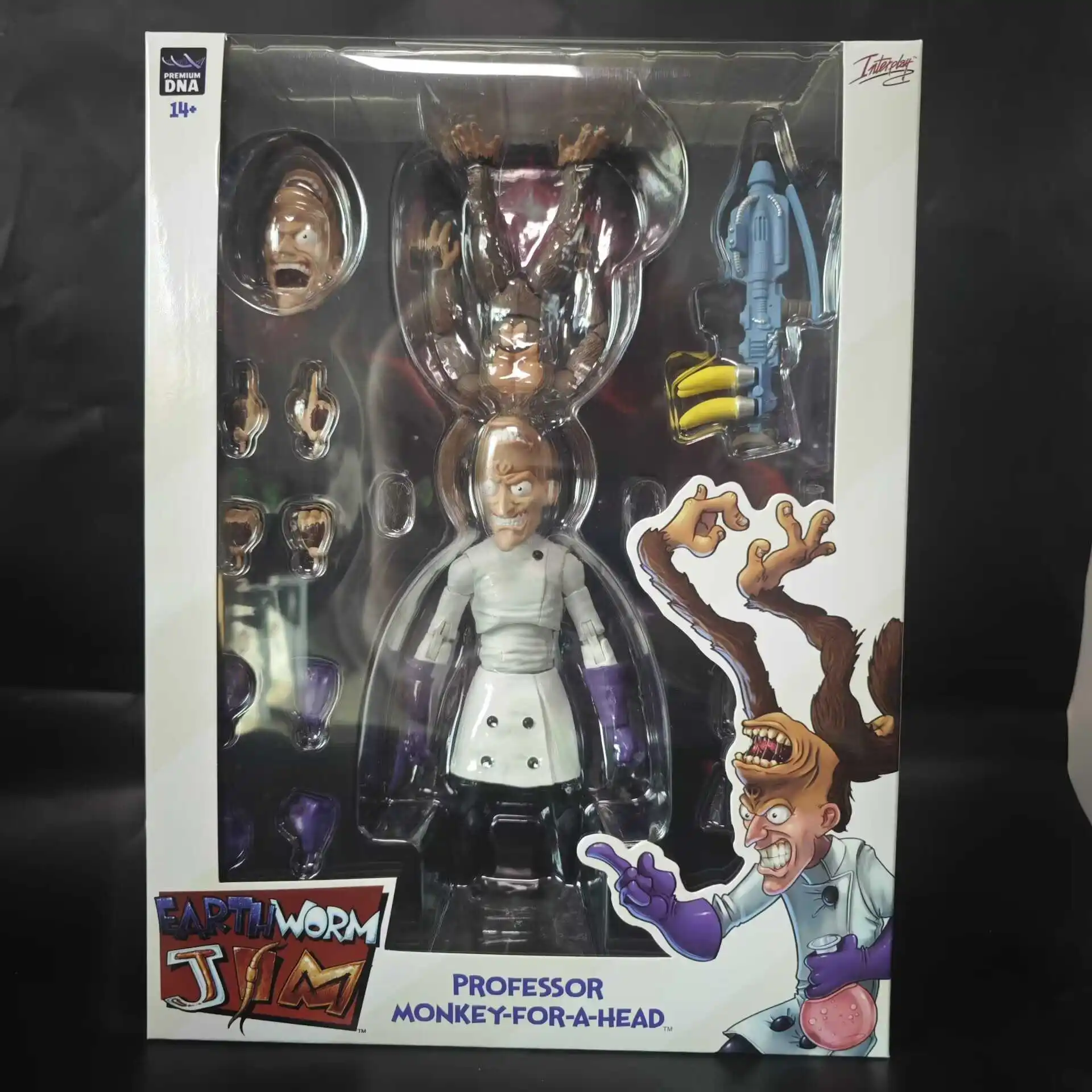 

（in stock）PDNA 1/12 Earthworm Jim Professor Monkey 6" Action Figure Model Collectible Toy Fast Shipping
