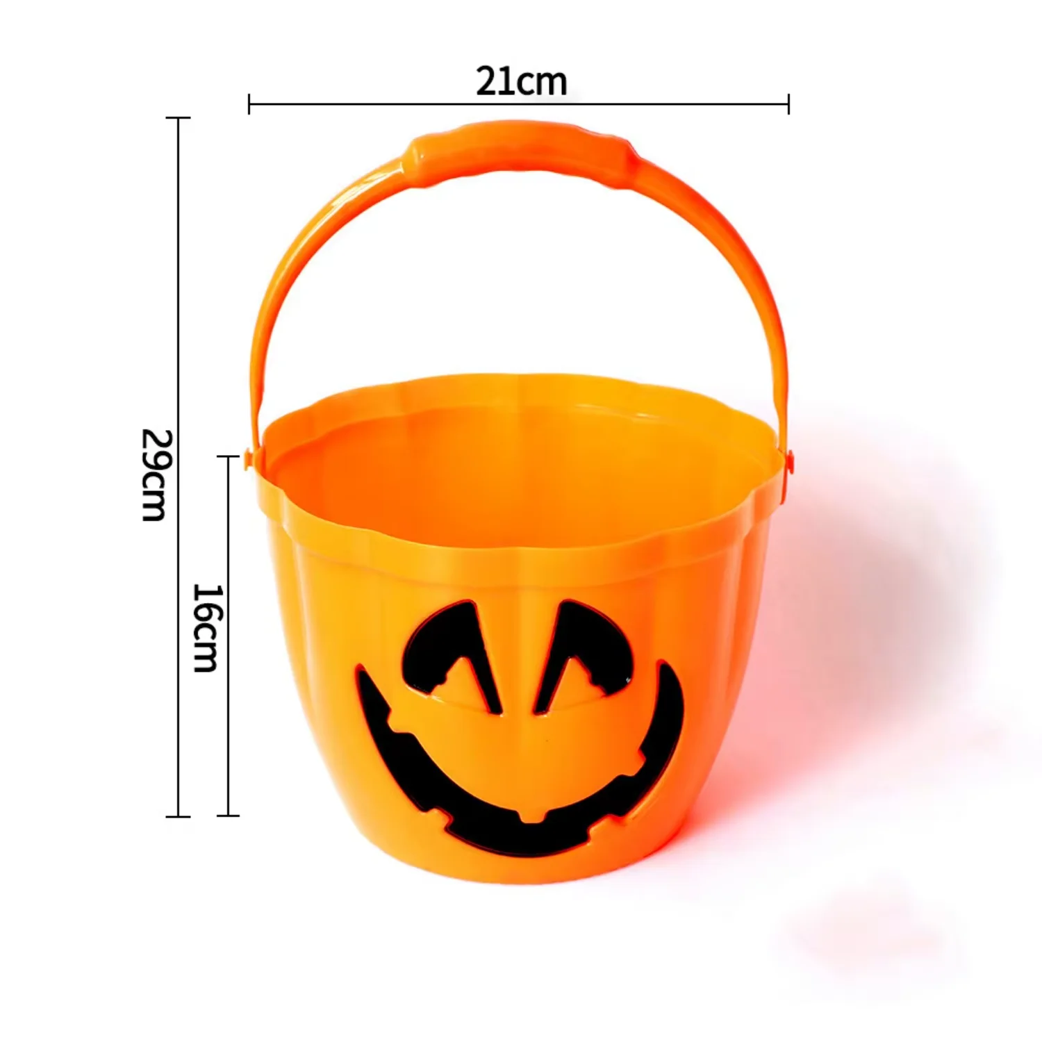 Halloween Portable Pumpkin Basket Trick Or Treat Colorful Children Toy Candy Storage Buckets