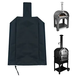 BBQ Grill Barbeque Cover Waterproof Pizza Oven Cover Wood Baking Protection Dust Rain Outdoor Garden Patio BBQ Accessories