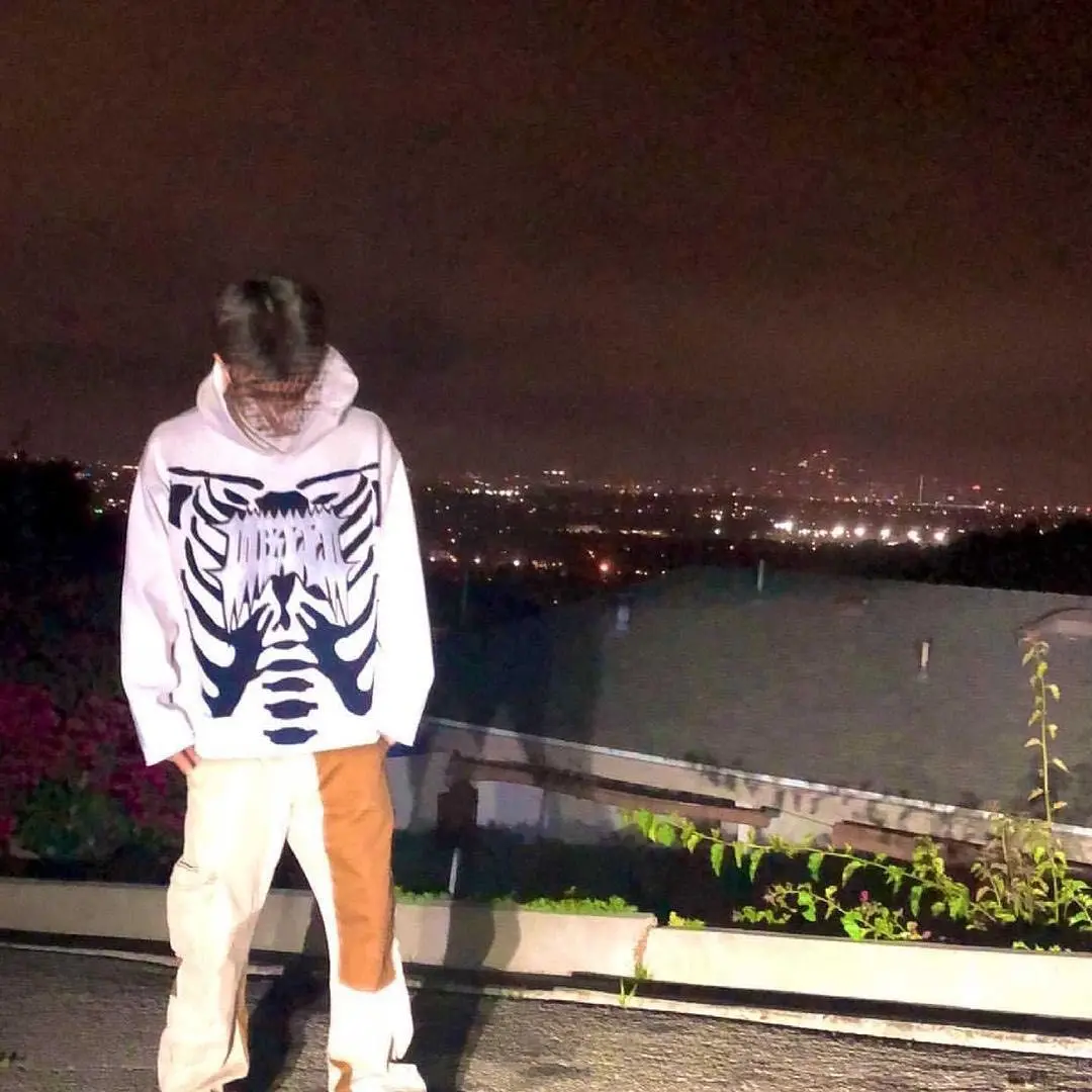 Y2K Hoodie Harajuku Hip Hop Letter Printing Oversized Hoodie Punk Dance Clothes For Men and Women Street Fashion Tops