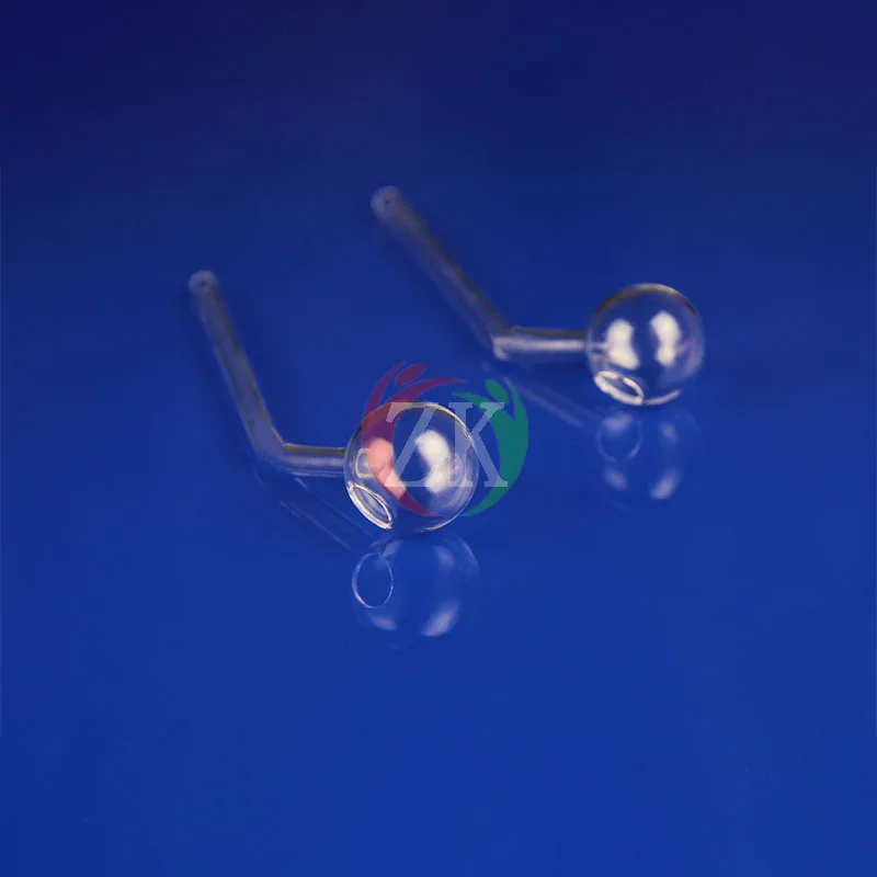 Custom Fused Silica Sample Tube, Micromeritics Test Tube for BET Specific Surface Area,Bent Tube&Bulb Tube with Drilling Service