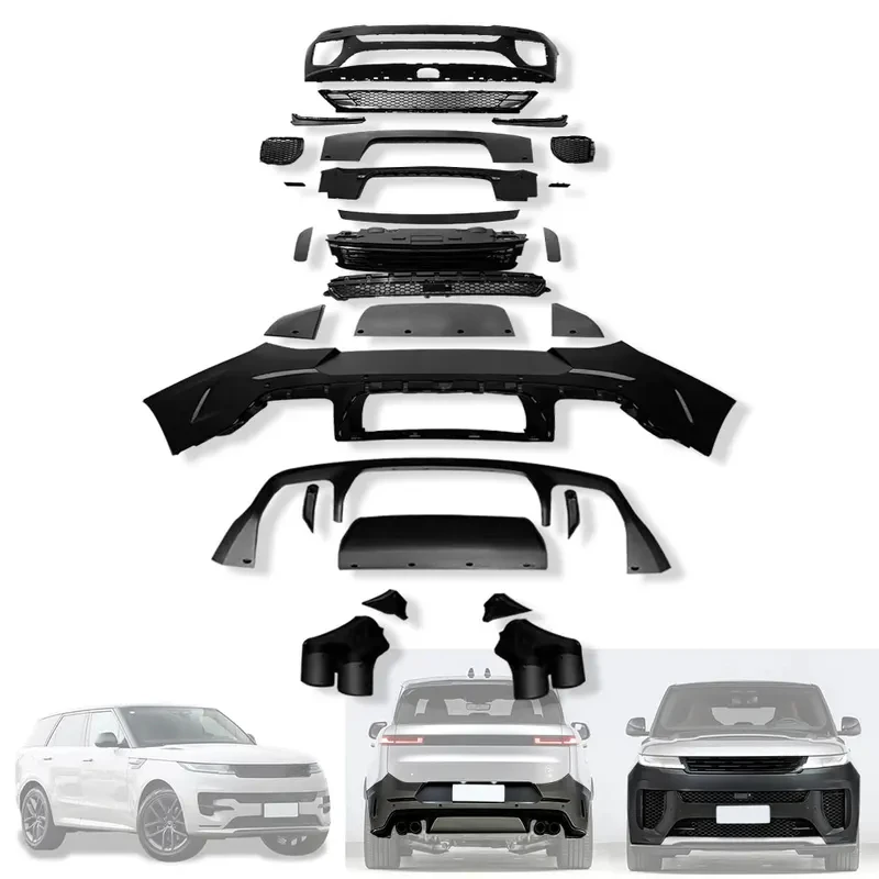 

High Quality SV Facelift Front and Rear Bumpers ABS Body Kit for Land Rove Range Rover Sport 2023+ Upgrade SV