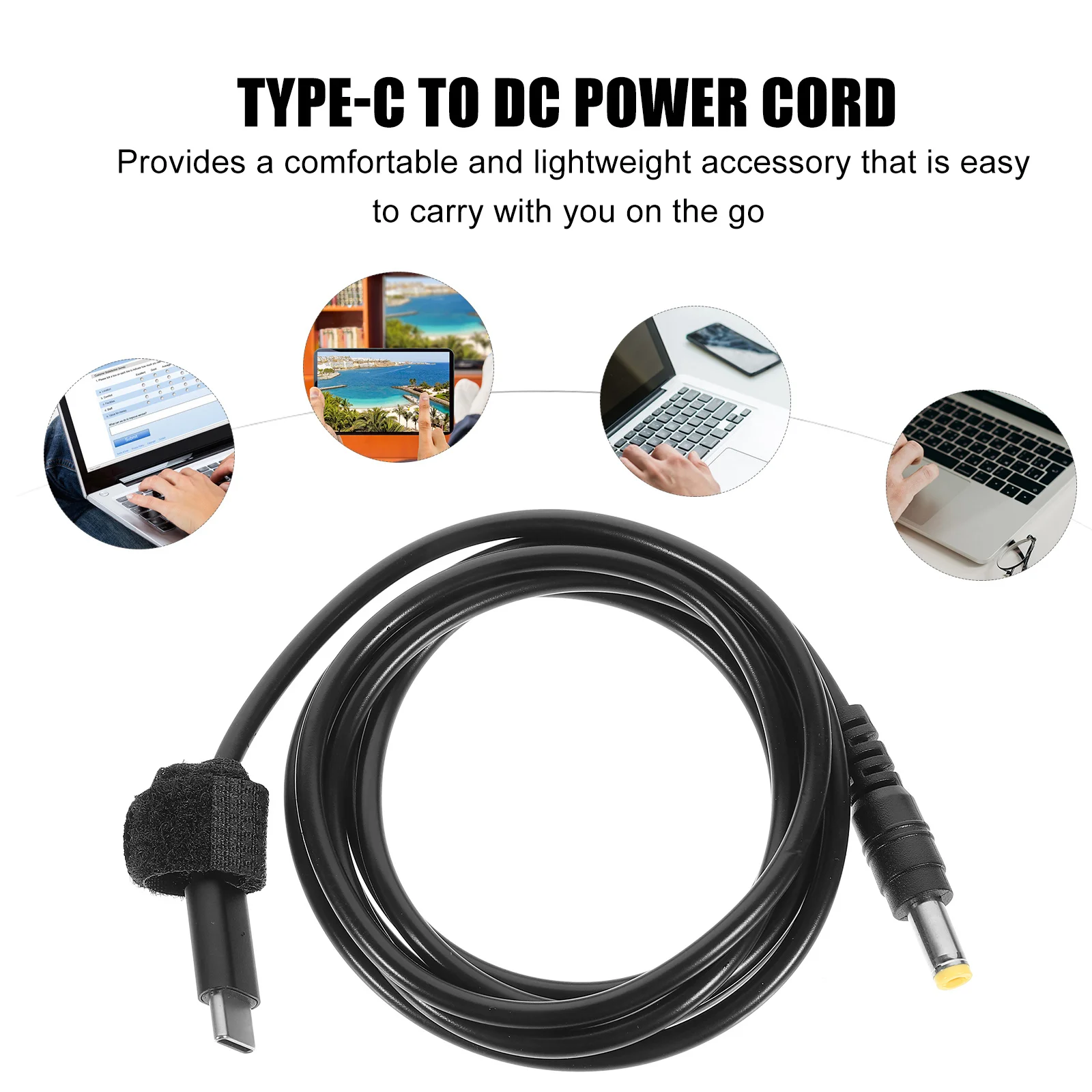 

Type-C to Dc 5.5x2.5mm Power Adapter Cable Enhance Efficiency Save Time and Energy Type-C to Dc Adapters Type Adapter