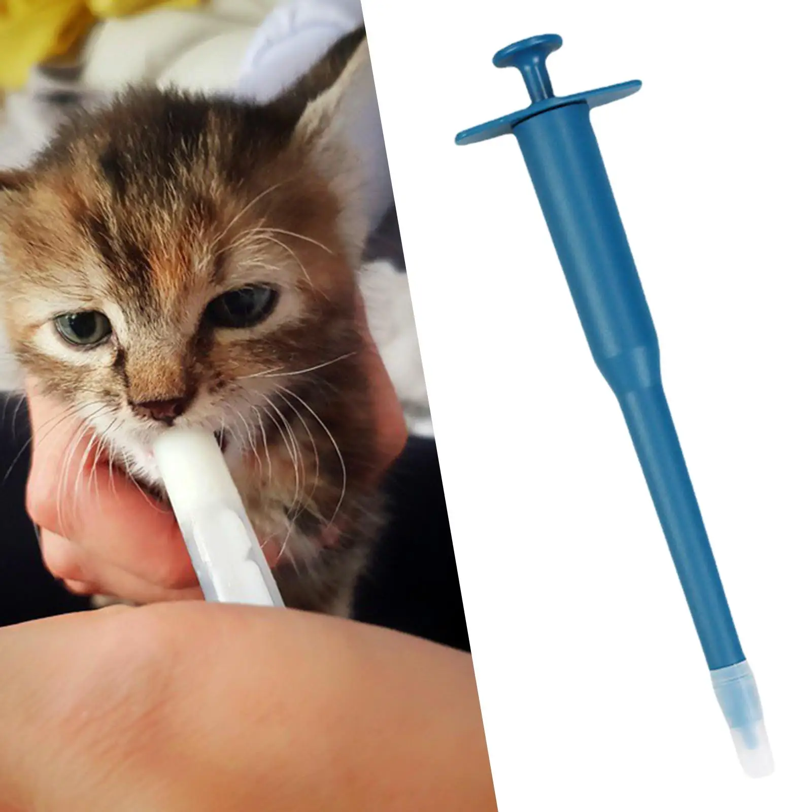 Pet Pill Tablet Feeder Soft Silicone Syringe Feeding Tool Liquid Dispense Injector for Dogs Cats Automatic Medicine Application