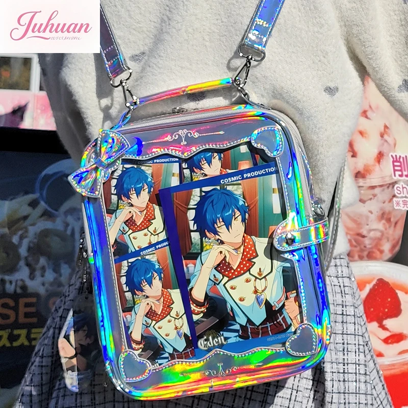 Japanese original commuter lta bag two-dimensional comic show baby bag women's bow love shoulder messenger bag backpack girl