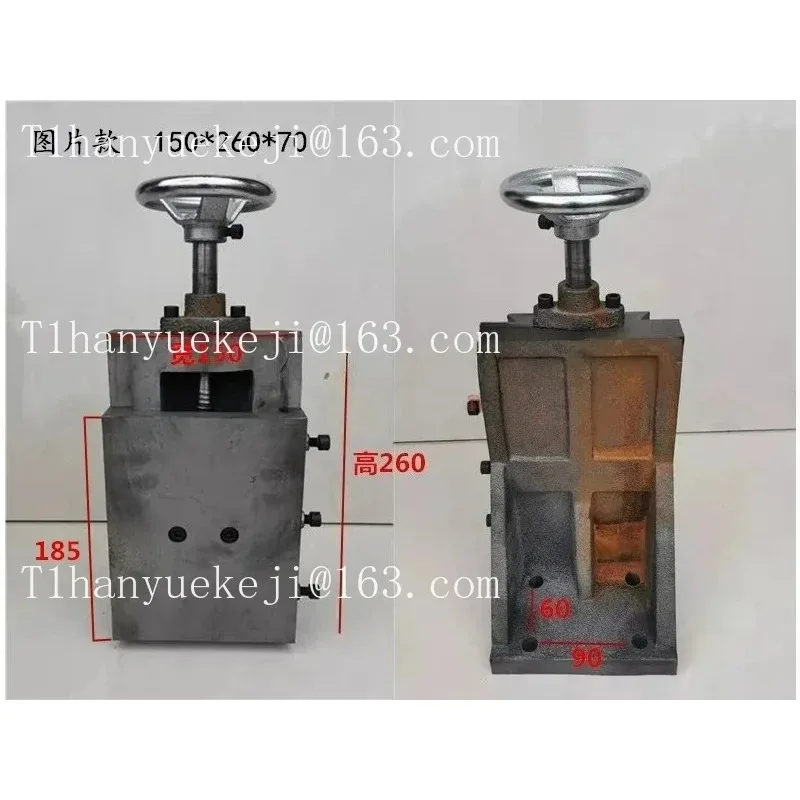 L seat T-type slider Vertical right angle one-way with rod trailer T-type lifting slide width 150 high 26