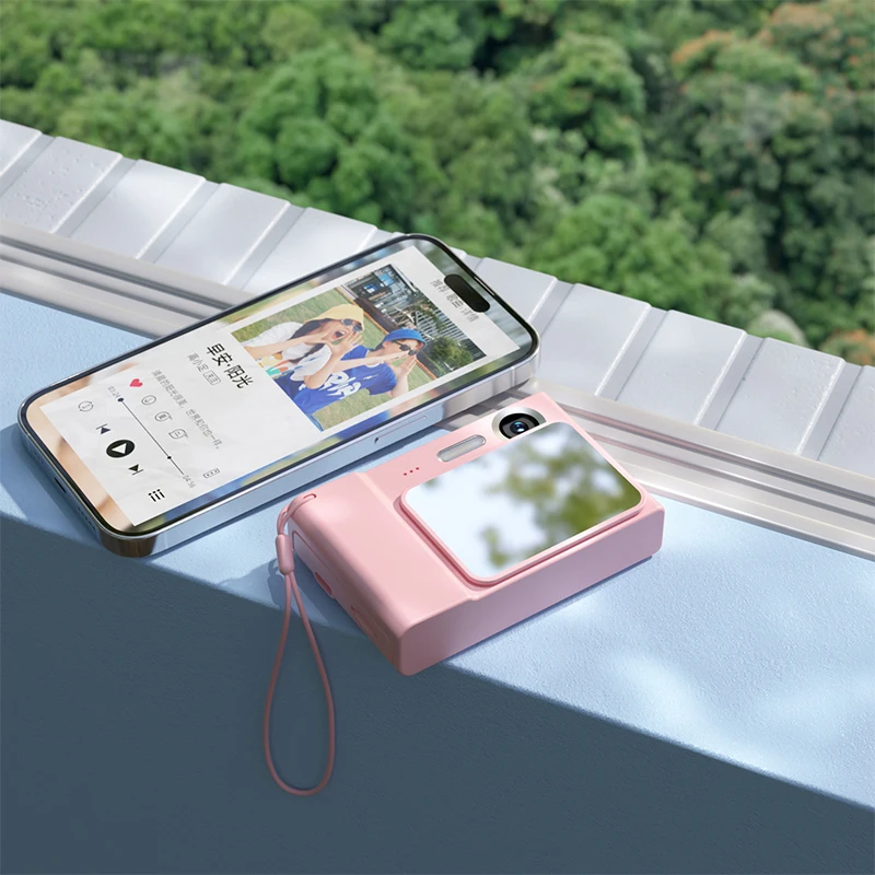 2.4 بوصة للأطفال CCD كاميرا رقمية كاميرا مزدوجة Selfie 1080P 48MP كاميرات الطلاب الرجعية 8X التكبير السفر للأطفال هدية عيد ميلاد #3