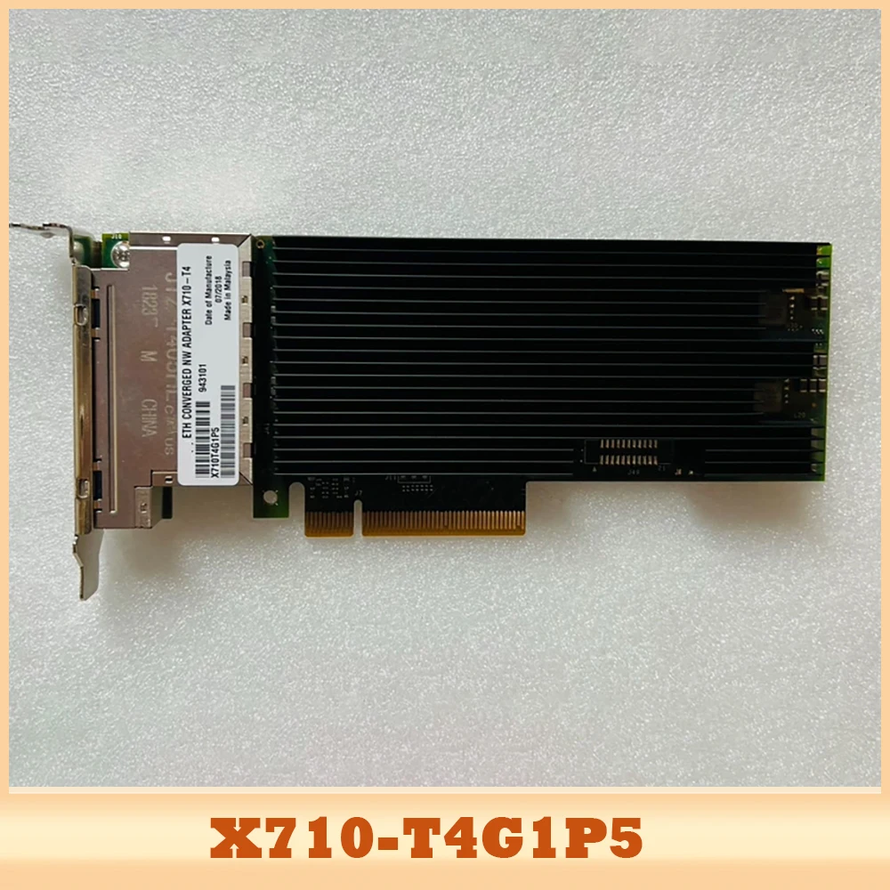 

X710-T4G1P5 Серверная сетевая карта Gigabit Ethernet 10G PCIEX8 RJ45 X710-T4