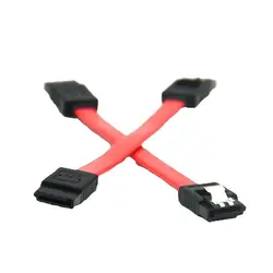 10cm 7Pin 7P SATA Serial ATA Female Short DATA Cable for HDD SSD Cord line 7pin sata short cable 0.1m