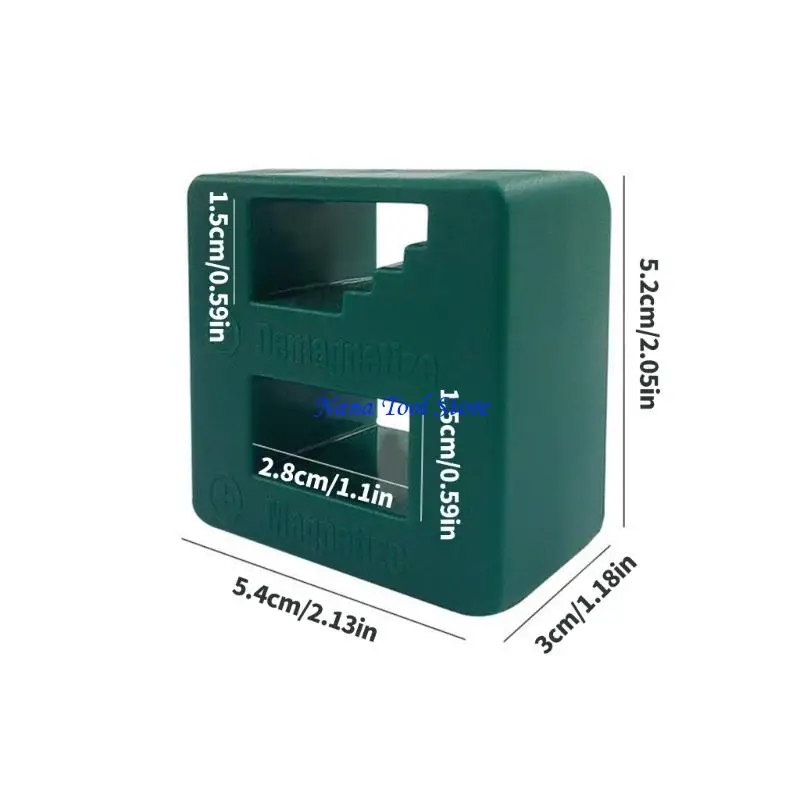 31GJ 3Pcs Double Function Screwdriver Magnetizer Demagnetizer Tool For DIY And Professional Quick Magnetization