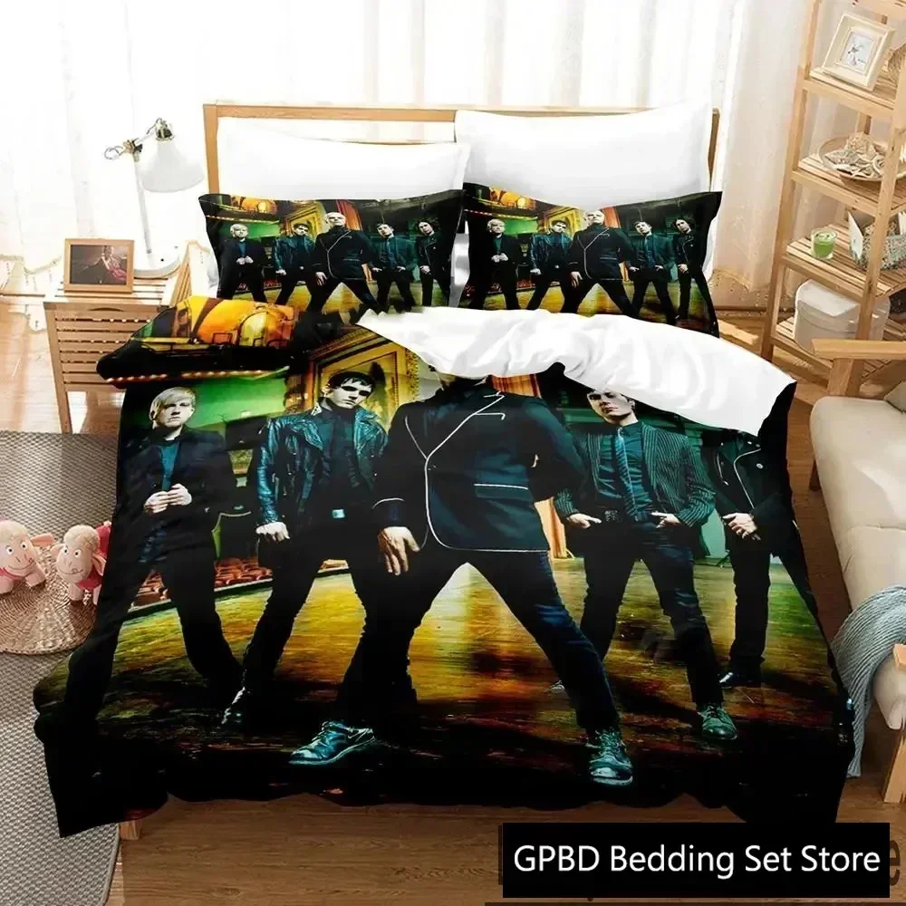 Luxury New 3D Print My Chemical Romance Bedding Set Boys Girls Twin Queen King Size Duvet Cover Pillowcase Bed boys Adult