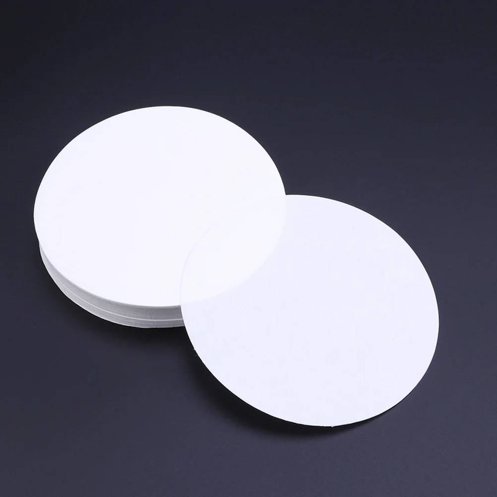 4 Boxes of 7cm Diameter Filter Paper Premium Medium Flow Rate Qualitative Filter Paper for School Laboratory(White)