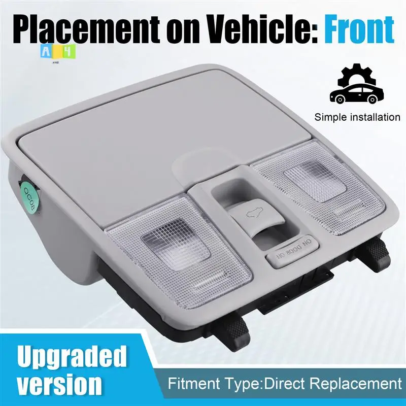 

A04E-92800-4V100 Front Map Lamp Reading Light With Glass Box MD Sunroof Switch Reading Light Glasses Case For Hyundai Elantra