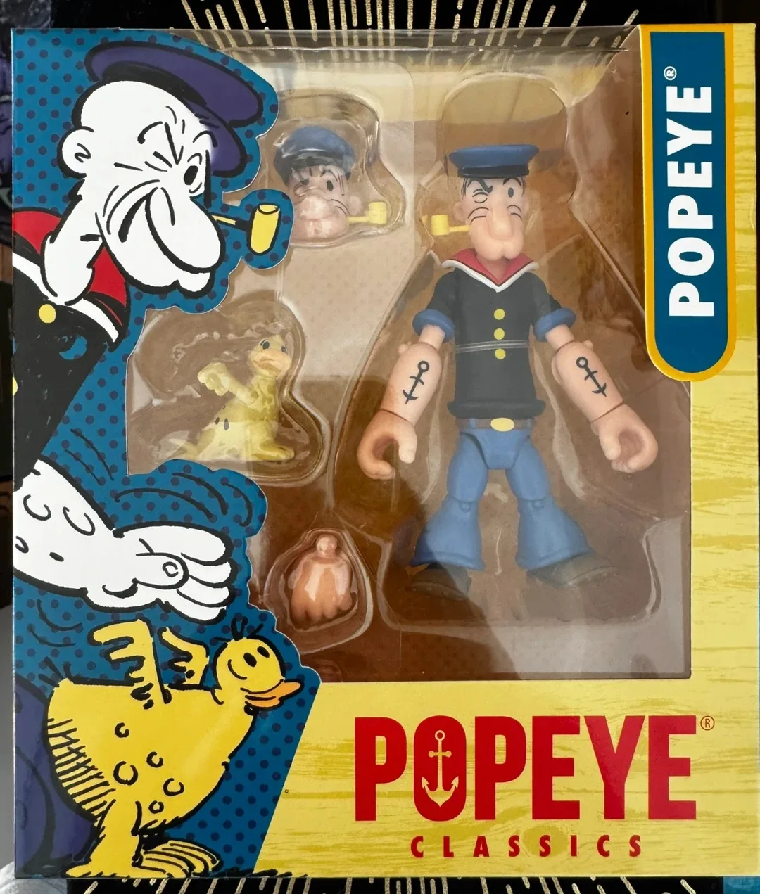 

Boss Fight Studio Popeye Classics Wimpy 6 Inch 1 12 Articulated Action Figure Interchangeable Accessories For Adult Collectors