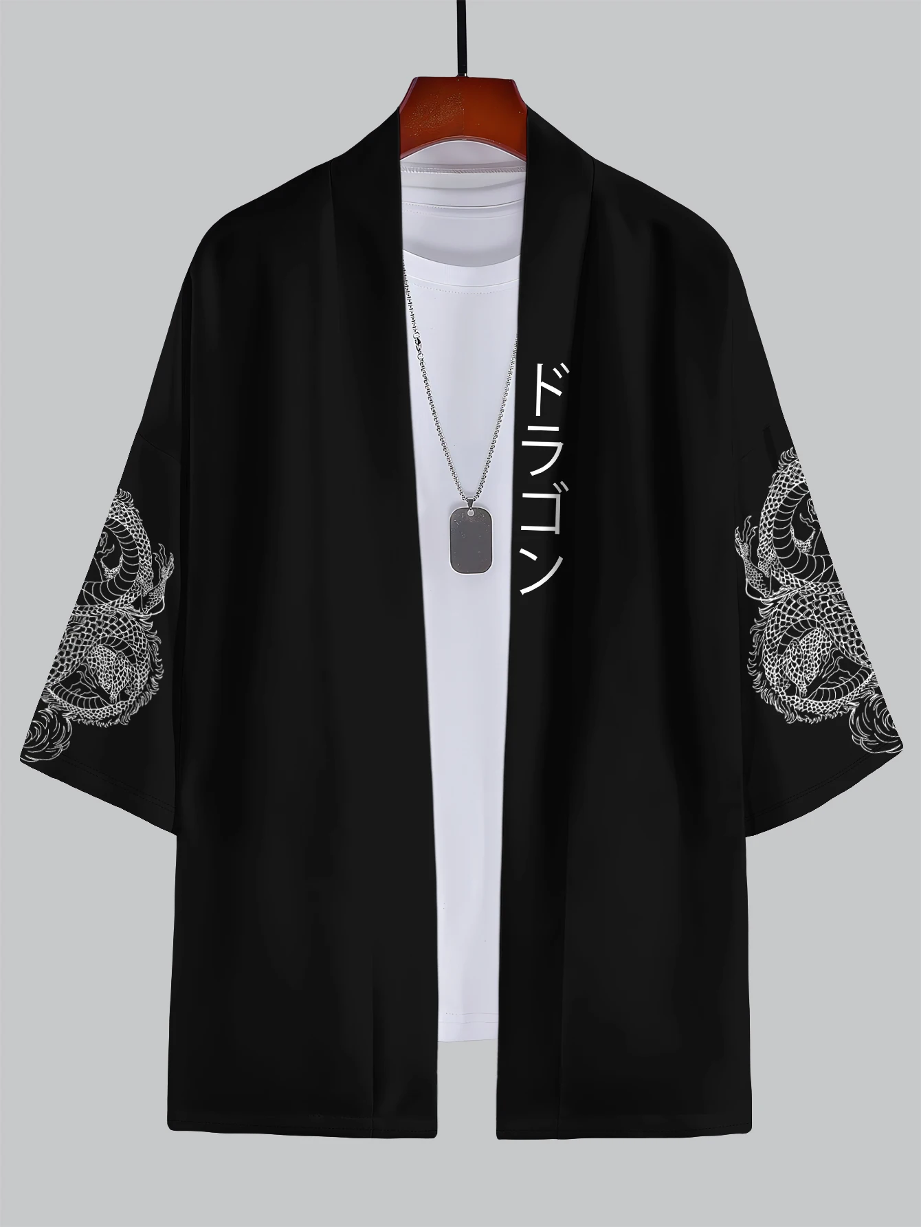 2025 New Summer Men's 3D Kimono Bundle - Ukiyo - e & Dragon Patterns