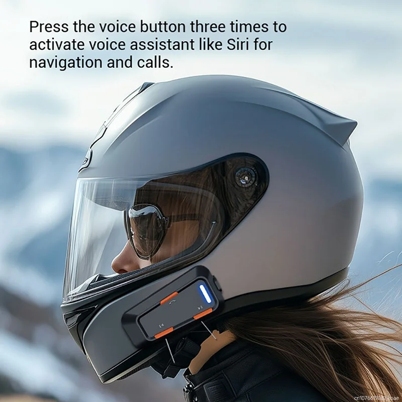 Neue C1 Motorrad Helm Headset Stereo Drahtlose Bluetooth 5,3 Kopfhörer IPX5 Wasserdicht ENC intelligente Rauschunterdrückung 450 mAh