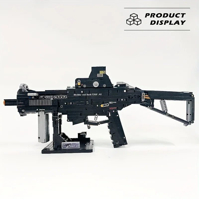 Military Desert Eagle Model Building Blocks Gun Bricks UMP45 Assembly Handgun SHOOTING Army Weapon AWM Classic Gun Toys