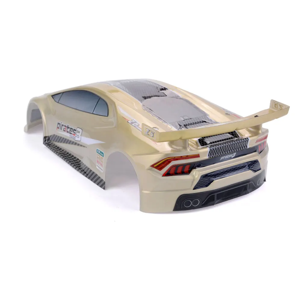 1/10 RC Drift Car On-Road Car Shell Body for LRP Yokomo Touring Car Tamiya HPI Kyosho HSP Redcat FS ACME ZD Racing Cars,Gold