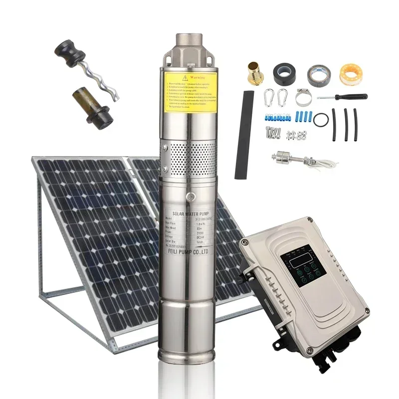 

Excellent Sharing Good Things 80m Head Dc Solar Pumps For Irrigation Deep Solar Helical Deep Well Pump With Screw 24V Solar Wat