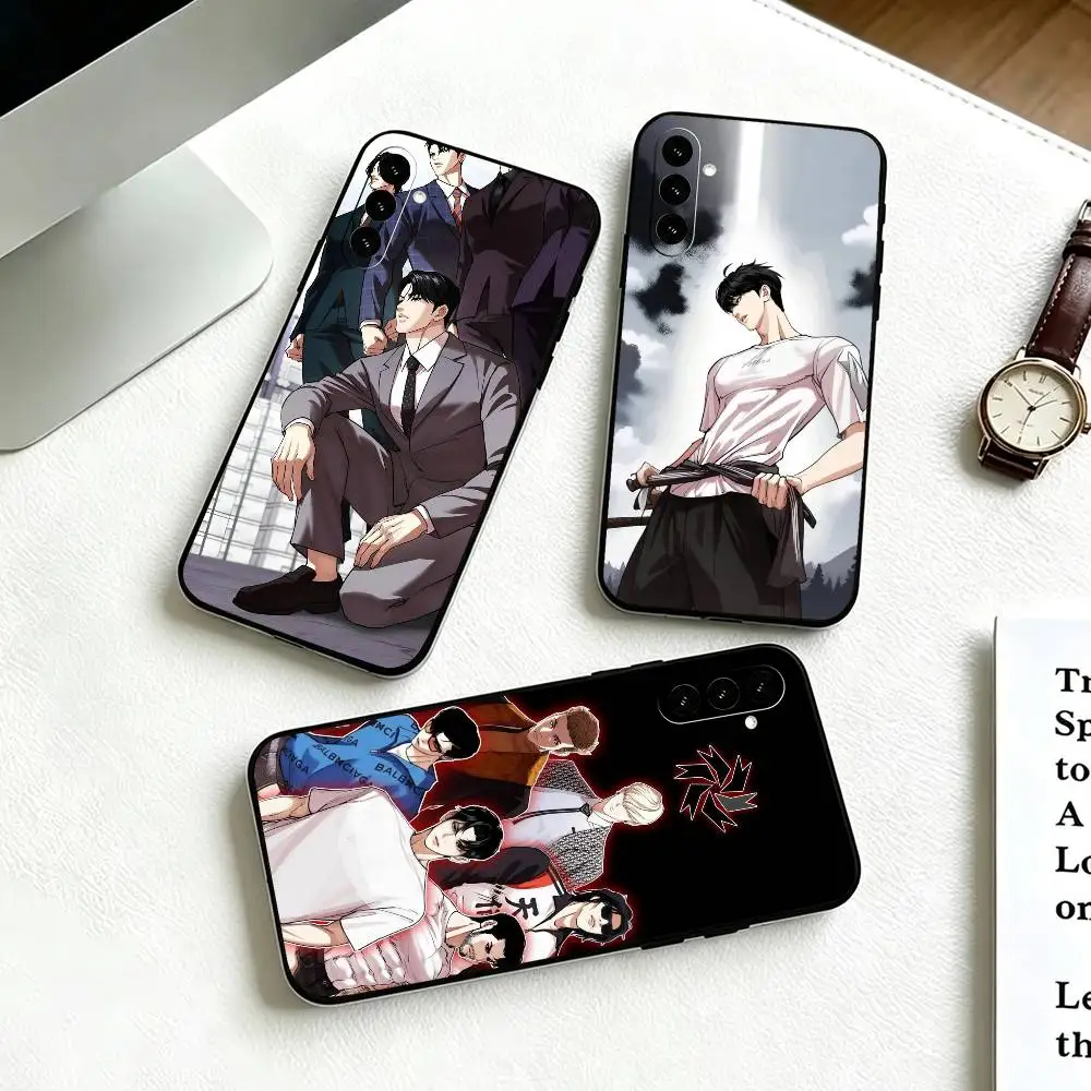k-Korean Manhwa Popular Lookism  Phone Case For Samsung Galaxy A73,A72,A71,A70,A53,A52,A51,Others Soft Black Cover