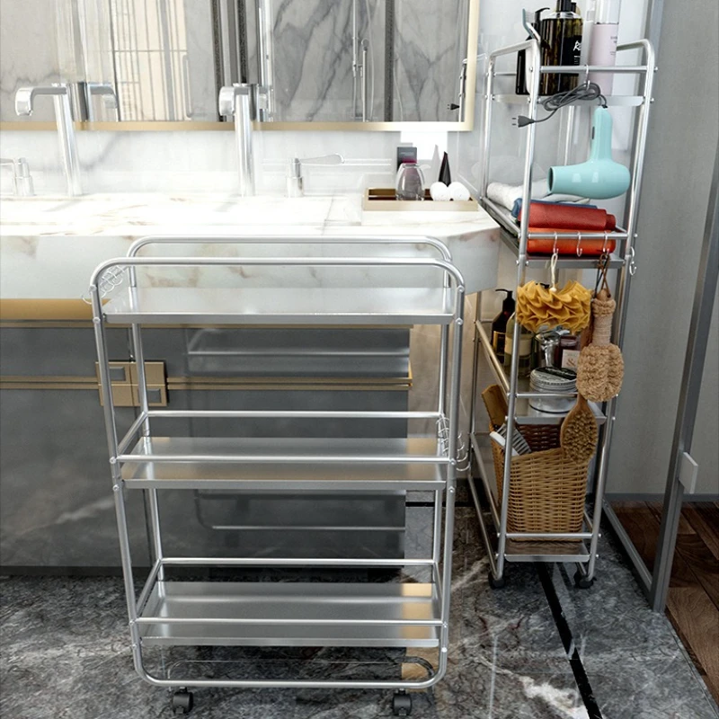 

Ультратонкая кухонная полка-органайзер из нержавеющей стали 19 см, многоуровневая, для хранения в зазорах у холодильника, экономит место в кладовой