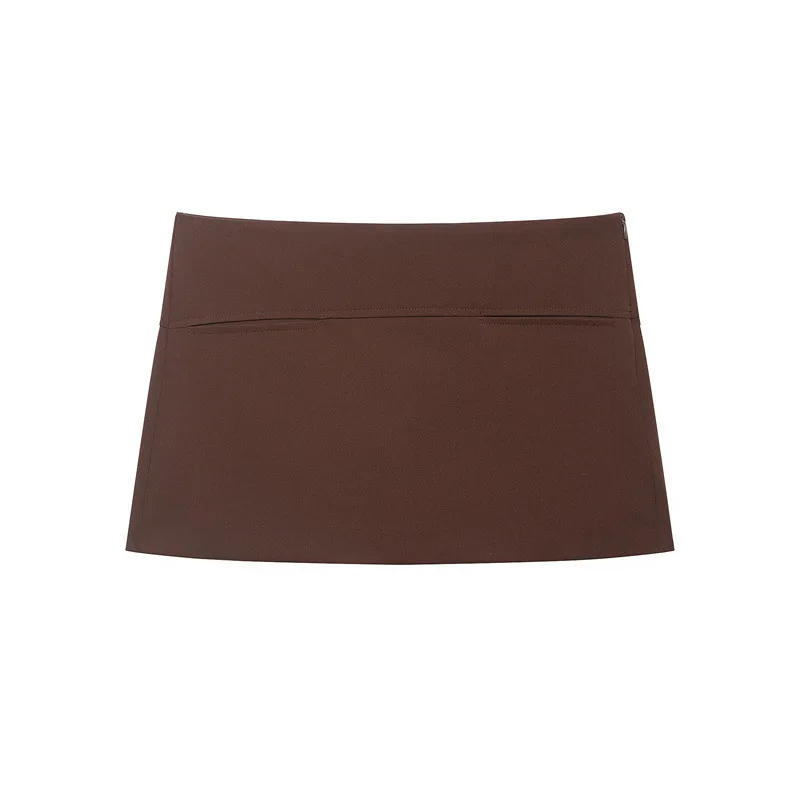 Spring New Women's Clothing Versatile Slim Sexy Simple Solid Color Skirt