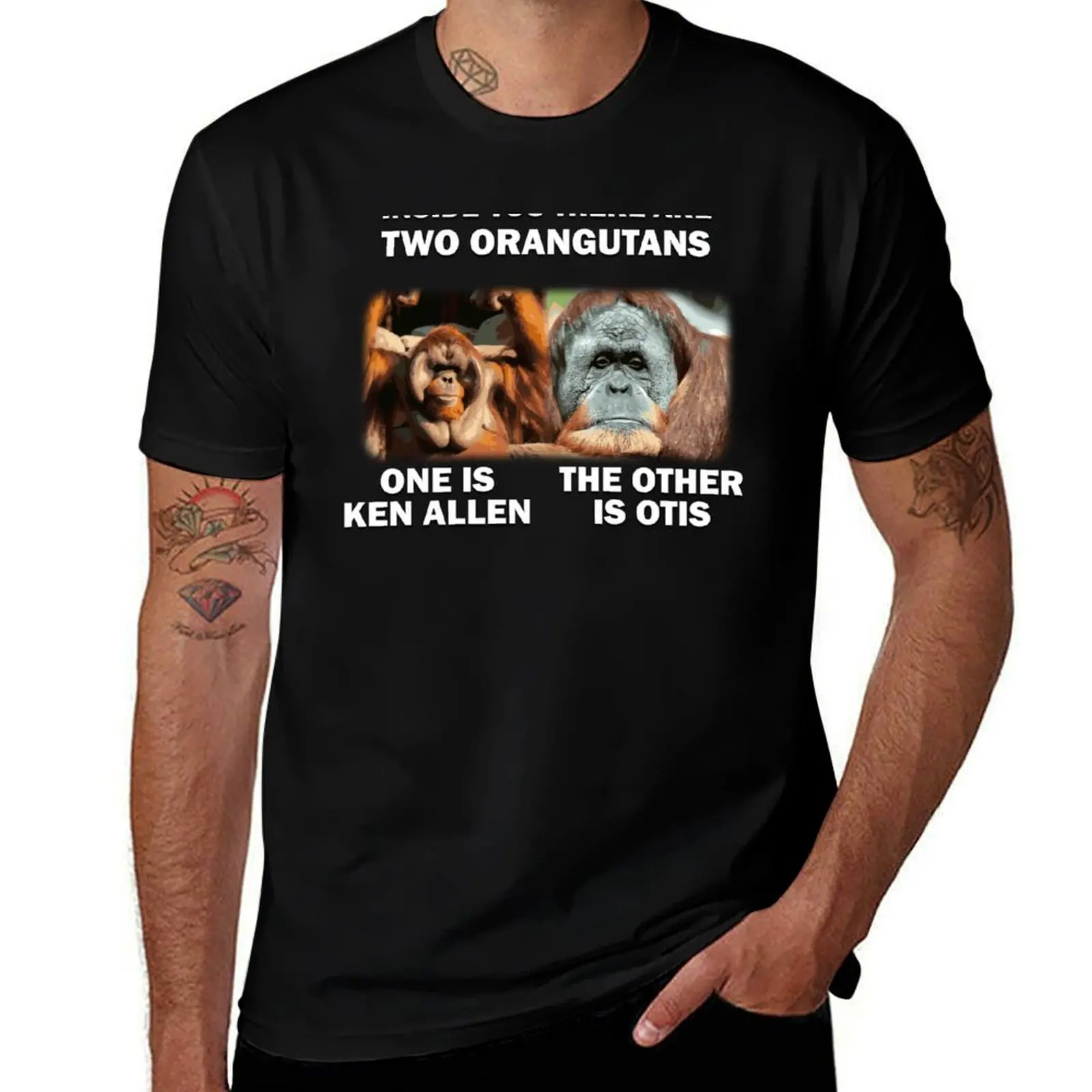 

Inside You There Are Two Orangutans T-Shirt blue archive new edition essential t shirt sublime mens graphic t-shirts hip hop